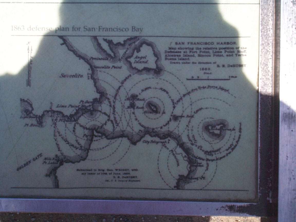 Bay defense plan, presumably the reason for Fort Point existance.