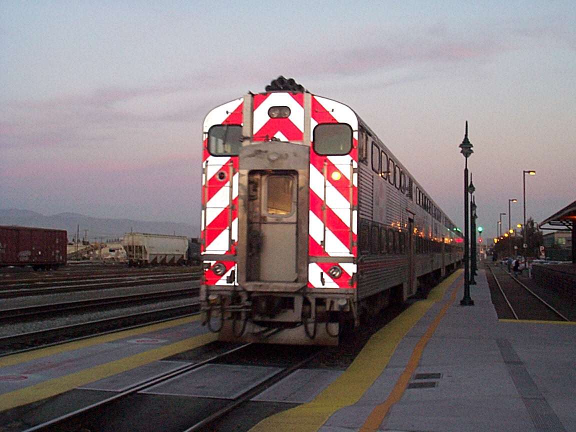 Train leaving for San Jose.